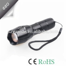 Mejor calidad XM-L T6 LED Zoomable 18650 linterna antorcha foco luz de la lámpara